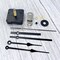31mm Quartz Long Shaft Clock Movement – 1-1/5" Shaft, 2 Pairs Hands, DIY Repair Kit.